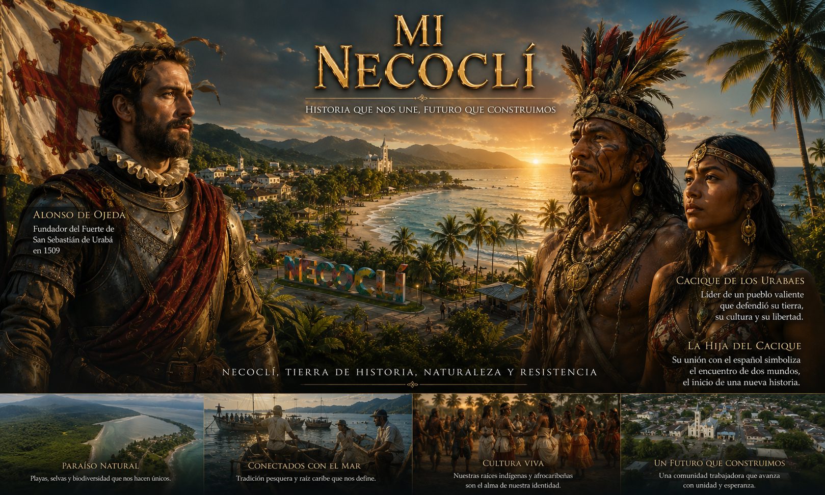 Necocli conectado con el mar y su gente